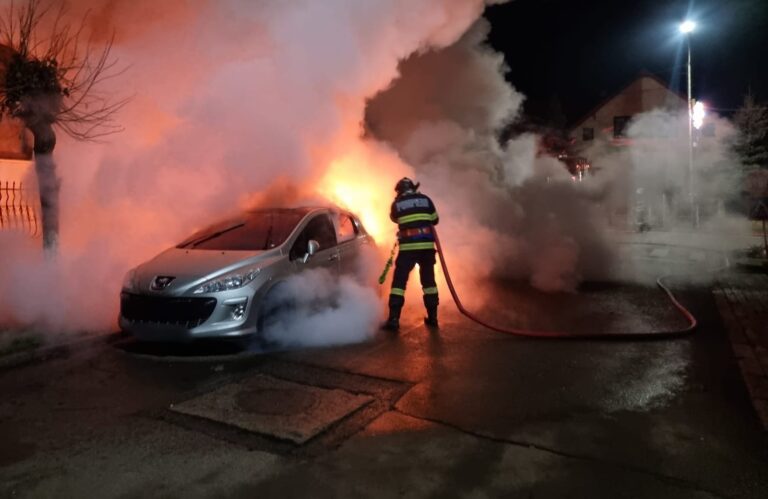 FOTO Tânărul din Rădăuți care a incendiat mașinile familiei după ce s-a certat cu mama lui a fost reținut de polițiști