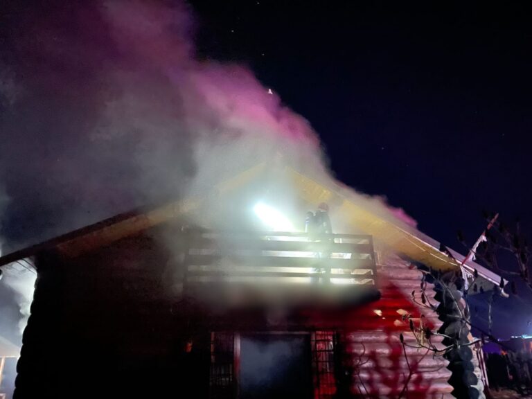 VIDEO FOTO Un incendiu puternic a produs pagube însemnate la o casă de vacanță din Mitocu Dragomirnei