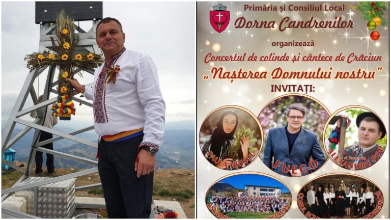 Fuego, Paula Hriscu și Alexandru Pop vor fi prezenți la concertul de colinde și cântece de Crăciun „Nașterea Domnului Nostru” organizat de Primăria Dorna Candrenilor