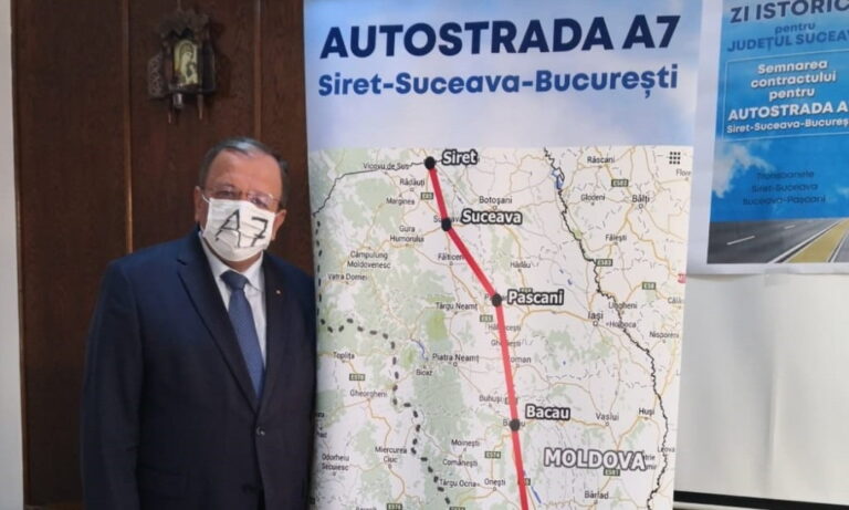 Gheorghe Flutur: „În Ajun de Crăciun, o veste nemaipomenită pentru Suceava. Am primit aprobare pentru realizarea din fonduri europene a sectorului de autostradă Pașcani-Suceava-Siret”