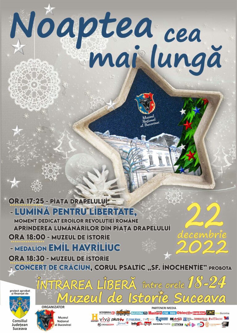 Muzeul Național al Bucovinei organizează evenimentul „Solstițiu de iarnă – Noaptea cea mai lungă”