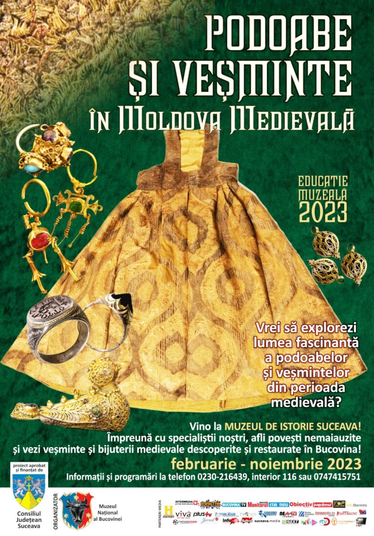 Muzeul Național al Bucovinei invită sucevenii la proiectul de educație muzeală „Podoabe și veșminte în Moldova medievală”