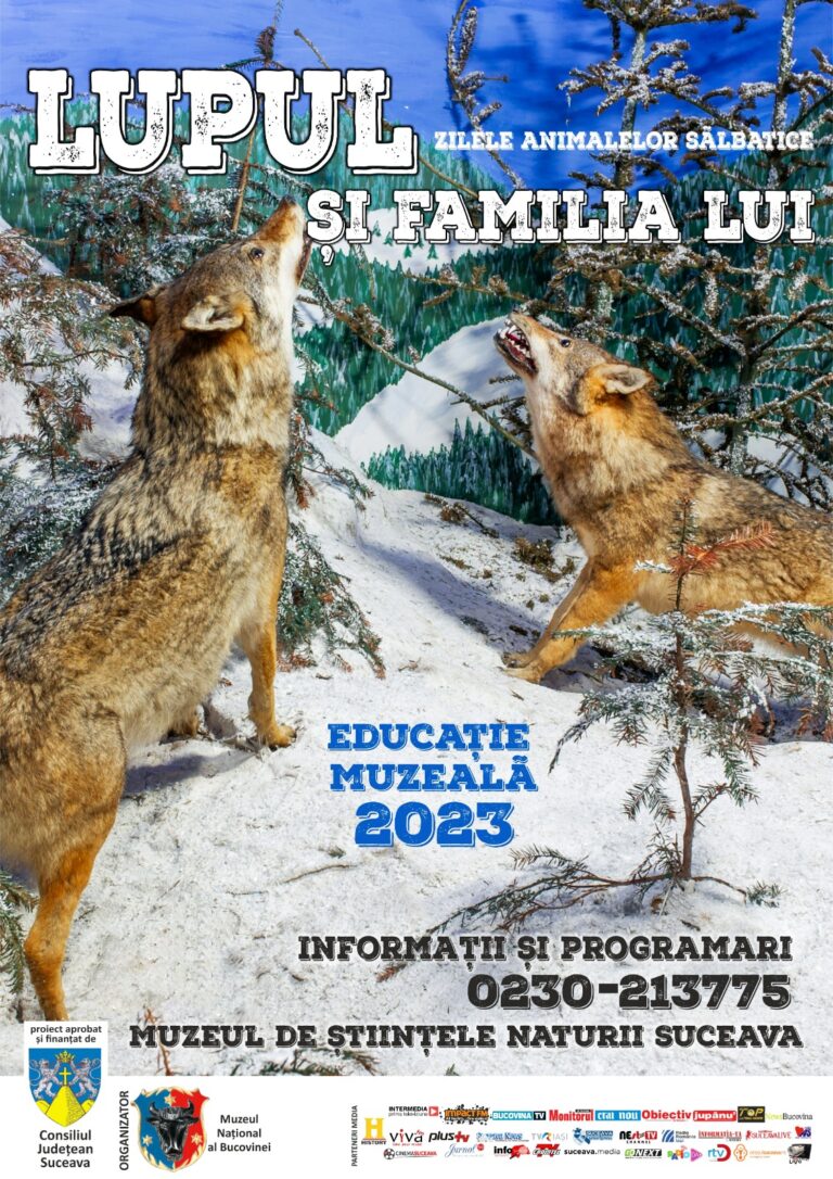 Muzeul de Științele Naturii Suceava lansează proiectul Zilele animalelor sălbatice
