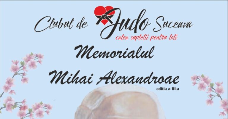 Memorialul de judo „Mihai Alexandroae” va avea loc sâmbătă la sala de sport din Ipotești