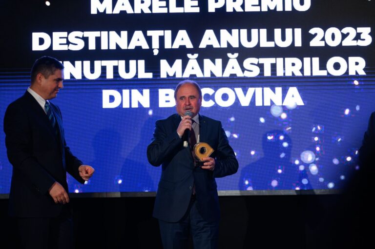 FOTO „Ținutul Mănăstirilor din Bucovina” este marele câștigător al premiului „Destinația Anului 2023 în România”
