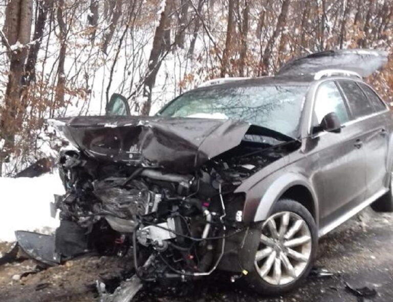 Accident cu patru răniți produs la Adâncata de un șofer aghesmuit
