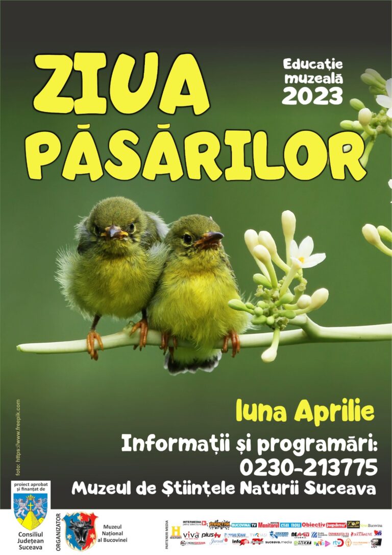 Muzeul de Științele Naturii prezintă lecția „Zilele animalelor sălbatice, Ziua păsărilor”