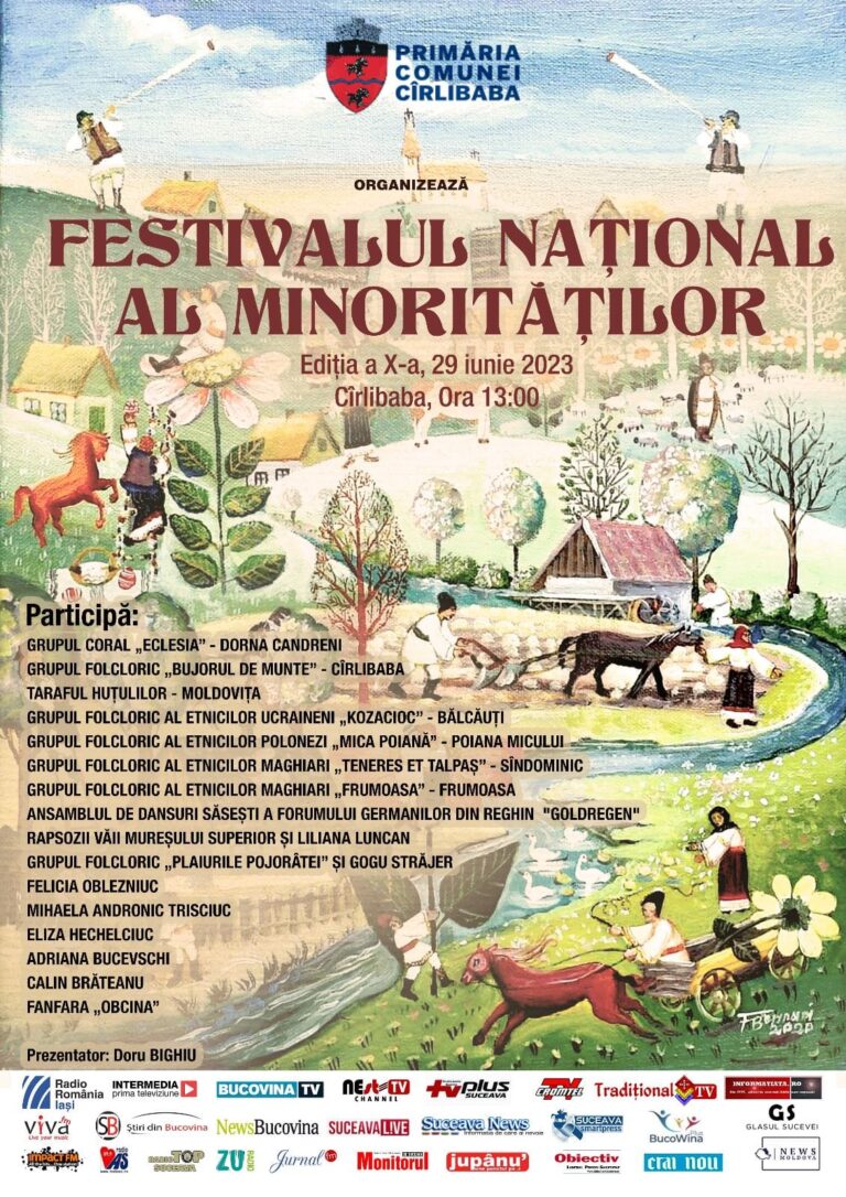 Festivalul Național al Minorităților de la Cârlibaba ajunge la cea de-a X-a ediție: „Ne propunem să promovăm cât mai mult minoritățile din Bucovina”