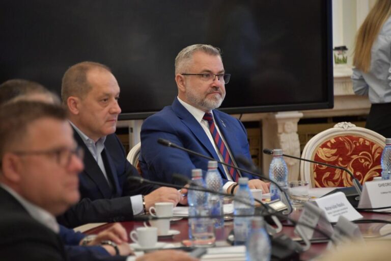 FOTO Senatorul George Mîndruță a luat parte la audierea candidaților propuși de Ministerul Afacerilor Externe pentru pozițiile de ambasadori extraordinari și plenipotențiari ai României: „România are un corp diplomatic valoros”