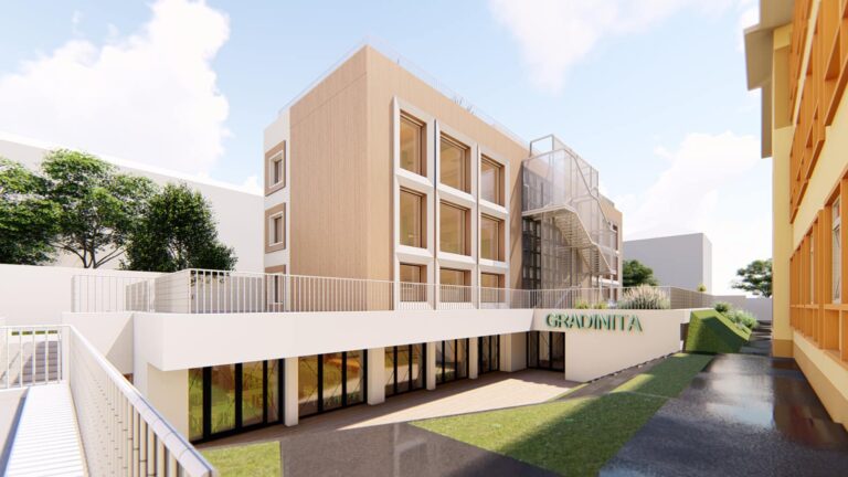 FOTO O grădiniță nouă pentru 120 de copii va fi construită la Școala gimnazială nr.1 din Suceava. Valoarea investiției se ridică la 1,5 milioane de euro
