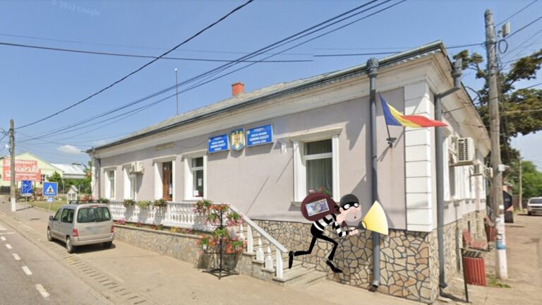 Hoții au dat o spargere la Primăria Ilișești fugind cu o pradă de aproape 100 de lei
