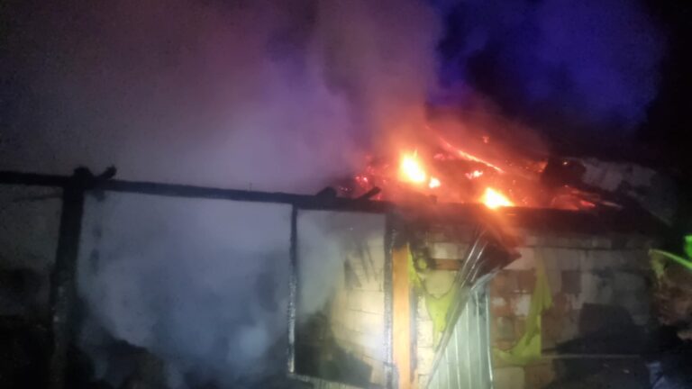 FOTO Incendiu de proporții izbucnit într-o gospodărie din Frătăuții Noi