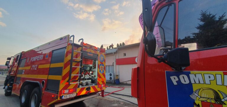 VIDEO FOTO Incendiul de la magazinul Profi din Burdujeni a pornit de la o țigară aprinsă aruncată aiurea