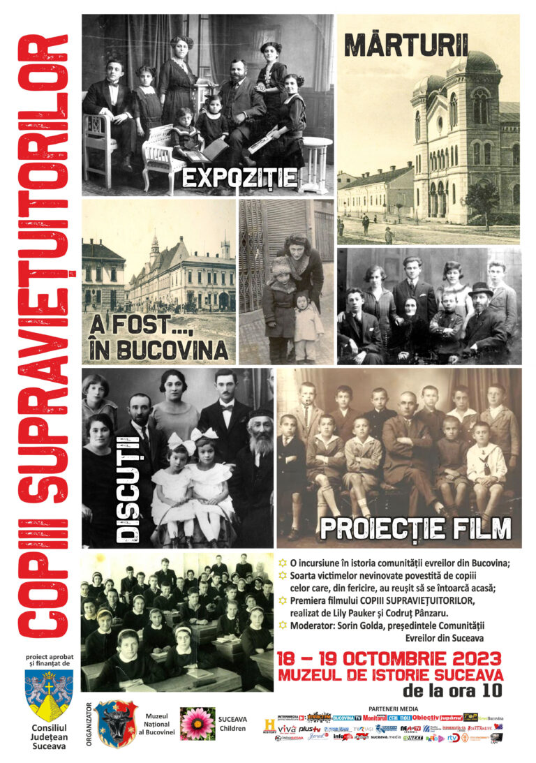 Evenimente organizate de Ziua Holocaustului la Muzeul de Istoria din Suceava