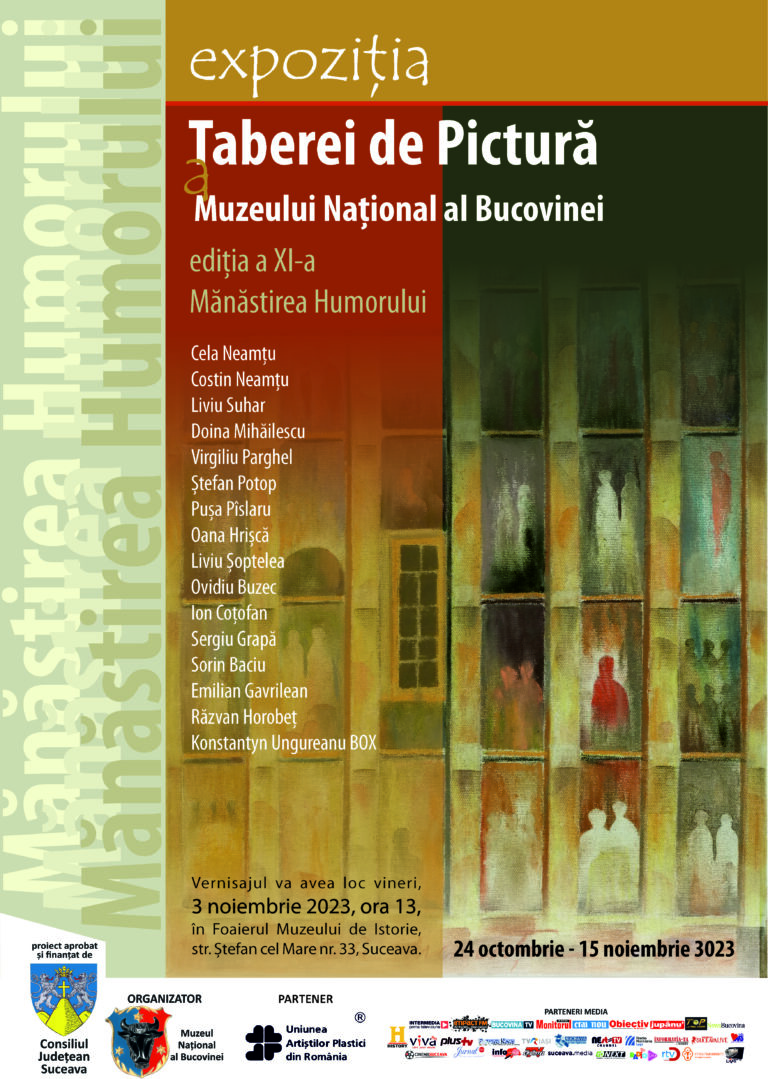 Expoziția Taberei de pictură a Muzeului Național al Bucovinei va fi deschisă publicului larg
