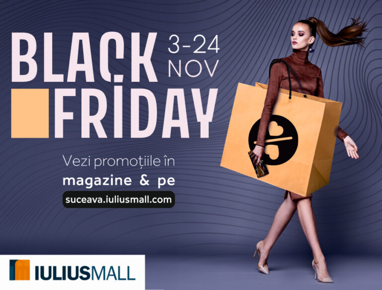 Iulius Mall deschide sezonul reducerilor de până la 70% cu Black Friday!  