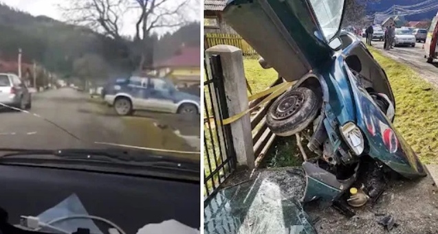 FOTO Accident mortal produs la Borca de un sucevean beat turtă