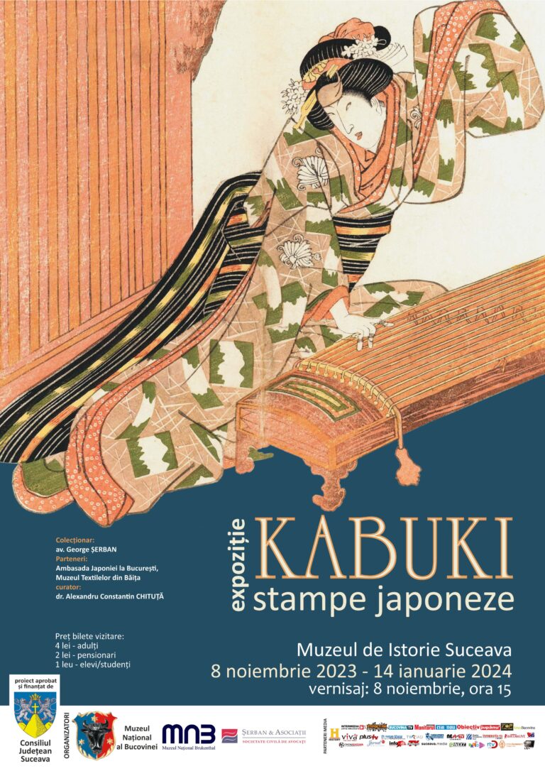 INEDIT la Muzeul Național al Bucovinei – Expoziție de stampe japoneze „TEATRUL KABUKI”