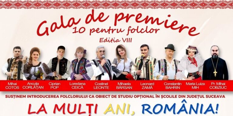 Un spectacol folcloric de excepție va fi organizat la Putna pentru a marca Ziua României: „Vă așteptăm să ciocnim împreună un pahar de șampanie și să strigăm laolaltă «La mulți ani, România!»”