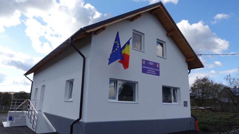FOTO Un dispensar nou, realizat din fonduri proprii, a fost finalizat în doar 7 luni, la Bălăceana: „Am pus pariu cu mine că îl voi termina înainte de Crăciun”