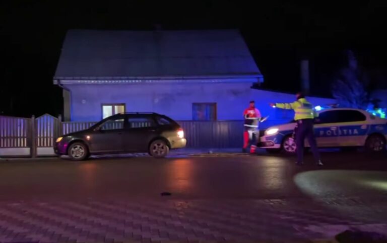 FOTO Un șofer beat a lovit mortal un bărbat care împingea o roabă, la Horodnic de Sus
