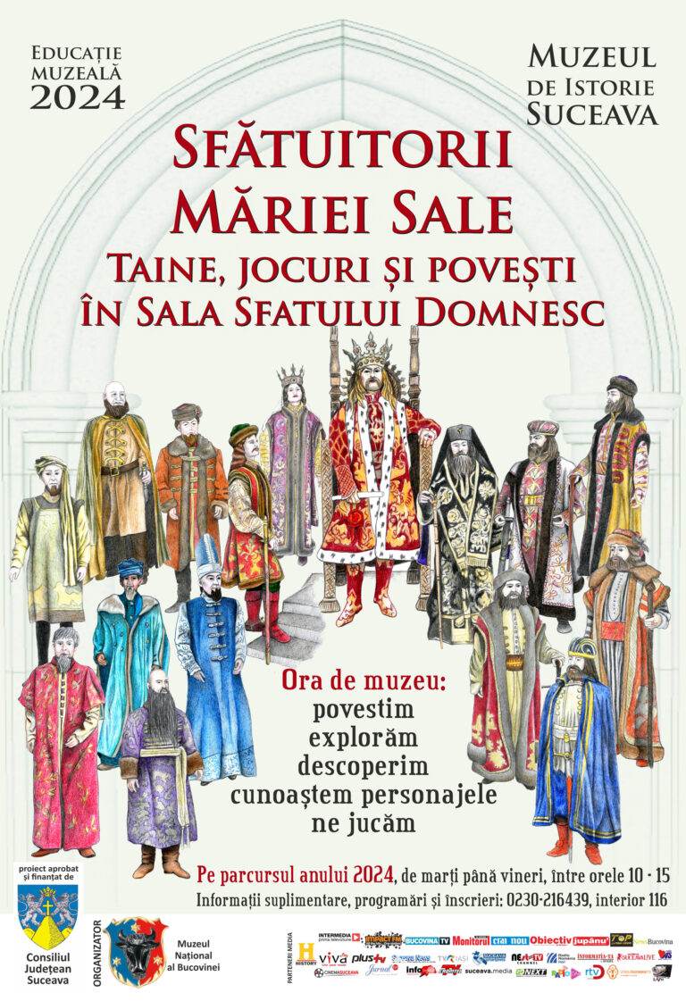 Sfătuitorii Măriei Sale – Taine, jocuri și povești în Sala Sfatului Domnesc de la Suceava