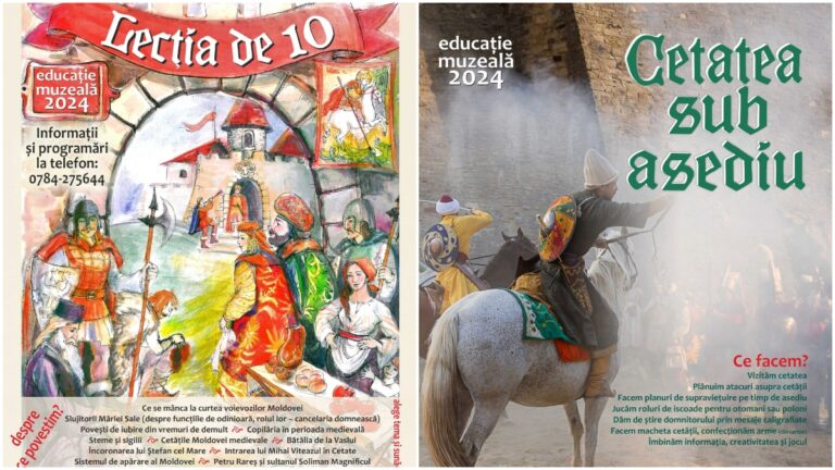 Muzeul Național al Bucovinei va organiza proiectele „Lecția de 10” și „Cetatea sub asediu”, la care sunt invitați elevii suceveni