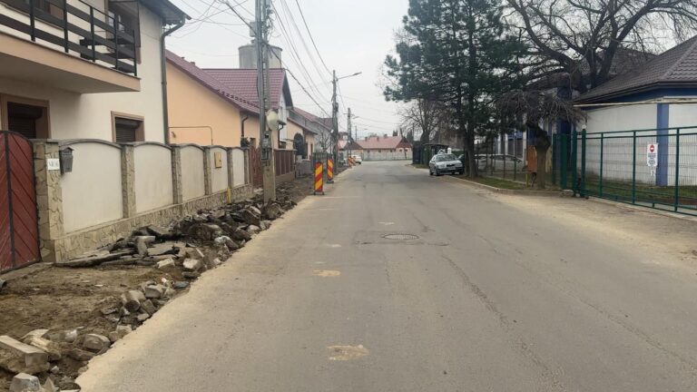 FOTO Lucian Harșovschi a anunțat că au început lucrările pentru refacerea străzii Aurel Vlaicu din cartierul Ițcani