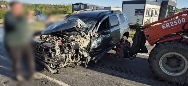 FOTO Accident produs în această dimineață pe raza orașului Salcea