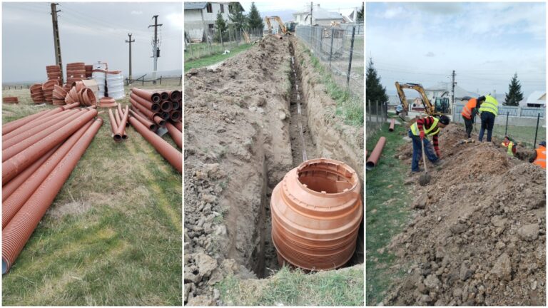 FOTO Violeta Țăran, primarul comunei Berchișești: „Locuitorii din Berchișești vor avea 100% acces la sistemul de canalizare”