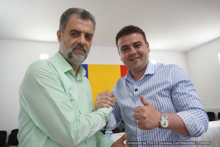 FOTO Gheorghe Șoldan îl susține pe Mircea Belțic pentru funcția de primar al orașului Salcea: „Salcea este un oraș doar cu numele, deși se află în imediata apropiere a municipiului Suceava”