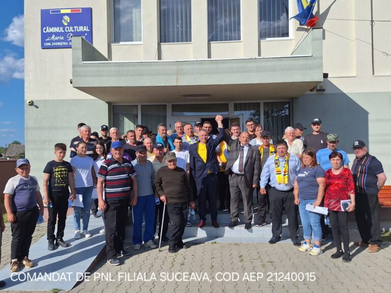 FOTO Gheorghe Flutur, la Zvoriștea: „Îi simt pe oameni cum îți strâng mâna, cum îți zâmbesc, cum au privirea rugătoare să faci ceva, iar acel ceva înseamnă dezvoltare și locuri de muncă”