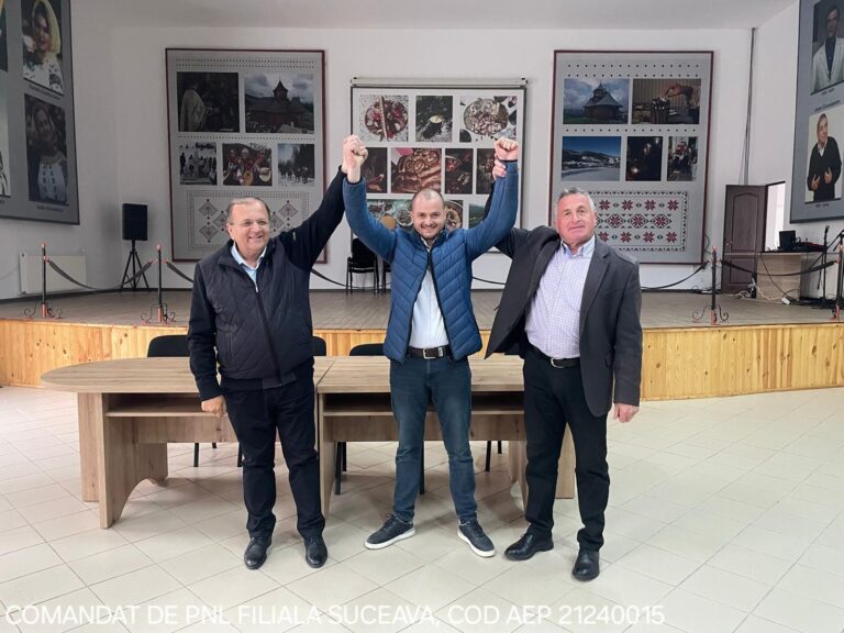 FOTO Gheorghe Flutur a participat la lansarea candidaților liberali, la Moldova Sulița și Izvoarele Sucevei