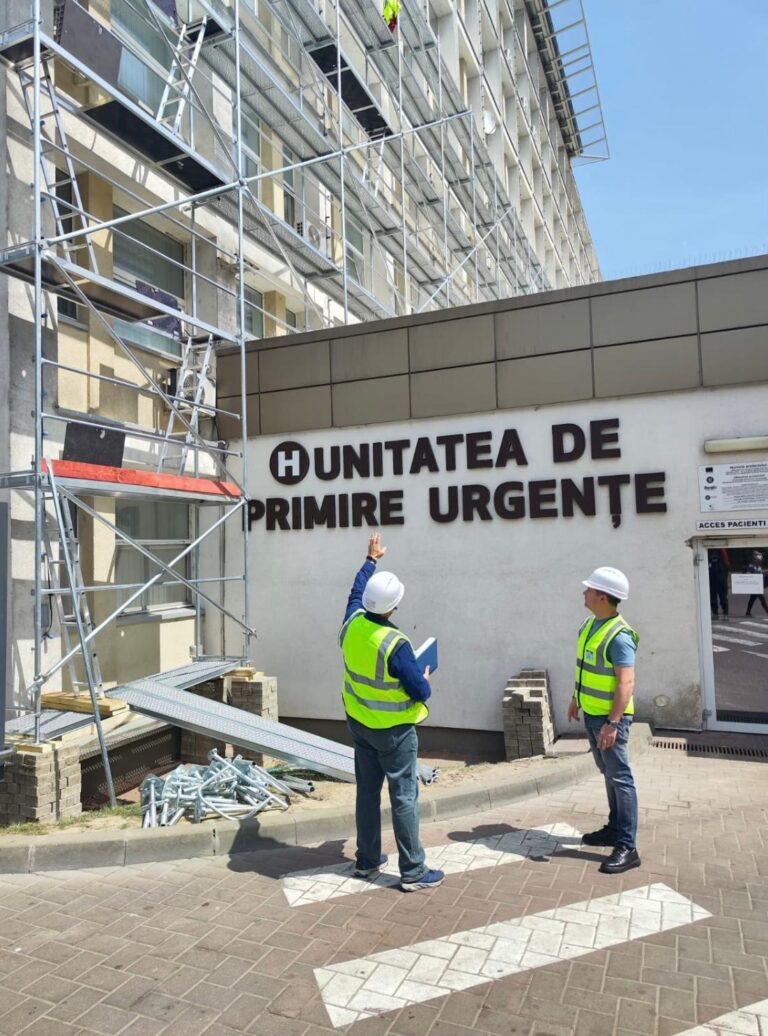 FOTO Lucrările ce vizează reabilitarea energetică a Spitalului Clinic Județean Suceava au început. Valoarea proiectului se ridică la peste 65 de milioane de lei