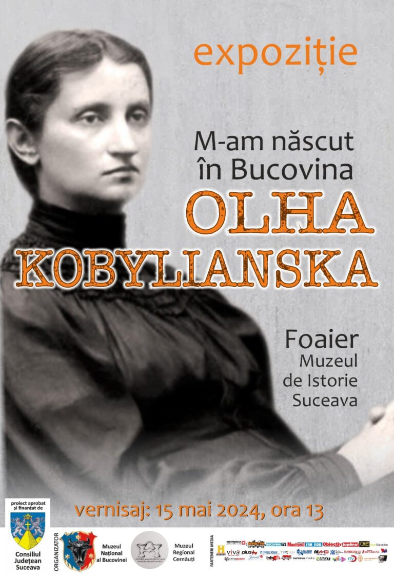 Muzeul Național al Bucovinei și Muzeul Regional Cernăuți organizează expoziția „Olha Kobylianska – M-am născut în Bucovina”