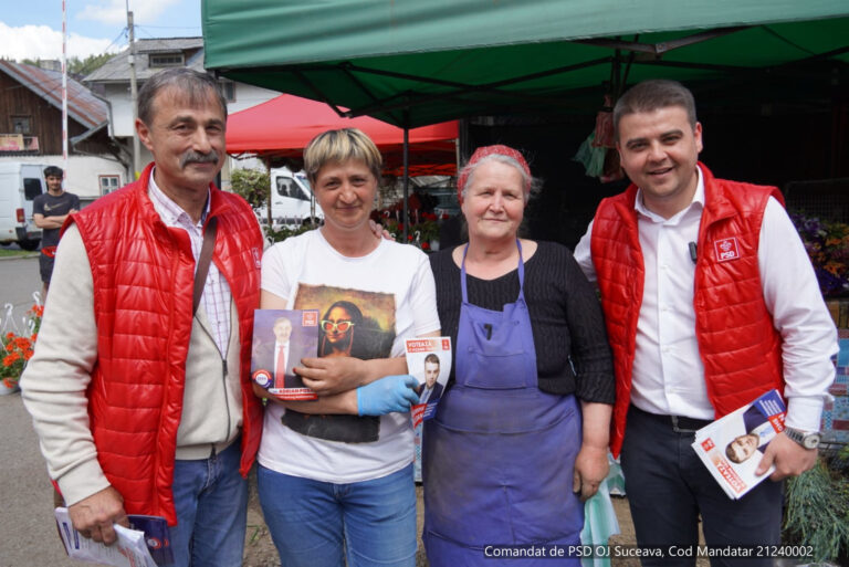 FOTO Gheorghe Șoldan, candidatul PSD la funcția de președinte al CJ Suceava, s-a întâlnit cu cetățenii din Câmpulung Moldovenesc: „M-am bucurat sincer să văd că foarte mulți dintre cei cu care am discutat își doresc o schimbare și au încredere în echipa noastră”