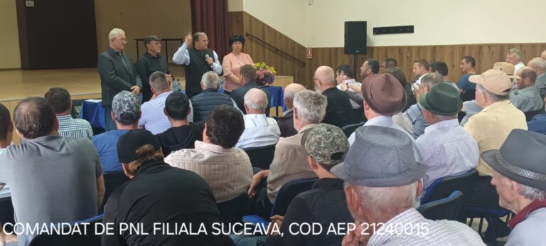 FOTO Anton Curic, fostul primar al Bosanciului, susținut de Gheorghe Flutur pentru un nou mandat de edil al comunei