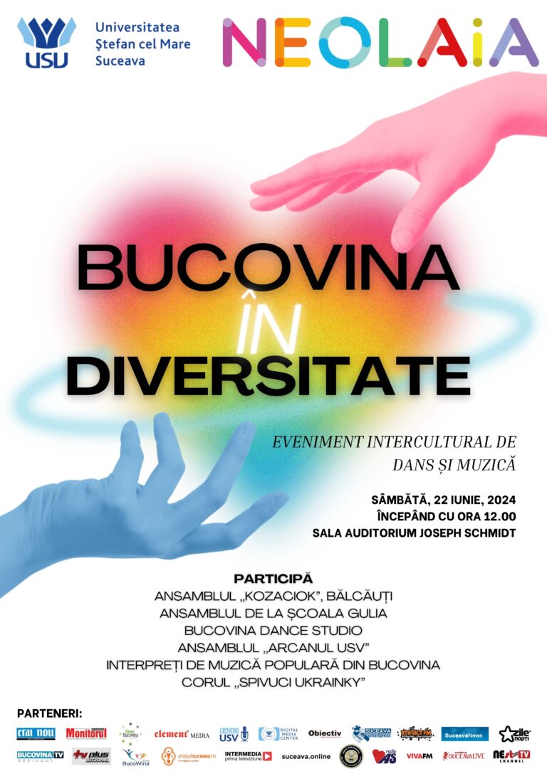 Bucovina în diversitate – eveniment intercultural de dans și muzică