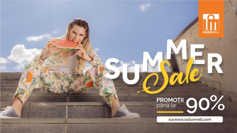 Pregătește-te de vacanța de vară cu Summer Sale! Brandurile din Iulius Mall Suceava afișează reduceri de până la 90%!