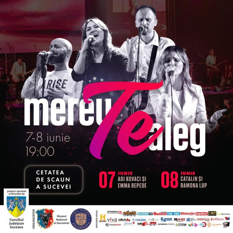 Festivalul „Filarmonia” va avea loc în zilele de 7 și 8 iunie la Cetatea de Scaun a Sucevei