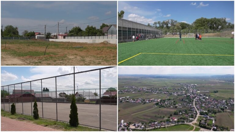 FOTO Infrastructură sportivă la cele mai înalte standarde asigurată de primarul Ezekiel Belțic de la Salcea: „Atât terenurile de sport cât și sălile de sport din orașul Salcea vor fi puse la dispoziție, în mod gratuit, tuturor locuitorilor din Salcea”
