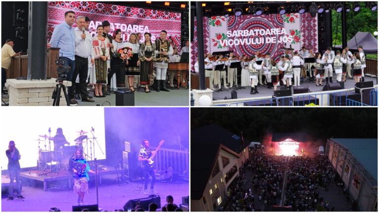 FOTO Delia, Alexandru Brădățan, Taraful Florin Mucea și Ansamblul Artistic Profesionist „Ciprian Porumbescu” au făcut o atmosferă de senzație la Sărbătoarea Vicovului de Jos: „Spectacolul de astăzi este un dar pentru noi”
