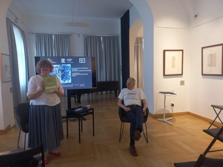 FOTO Profesor univ. dr. Muguraș Constantinescu, premiu special din partea Asociației de Literatură Generală și Comparată din România (ALGCR)