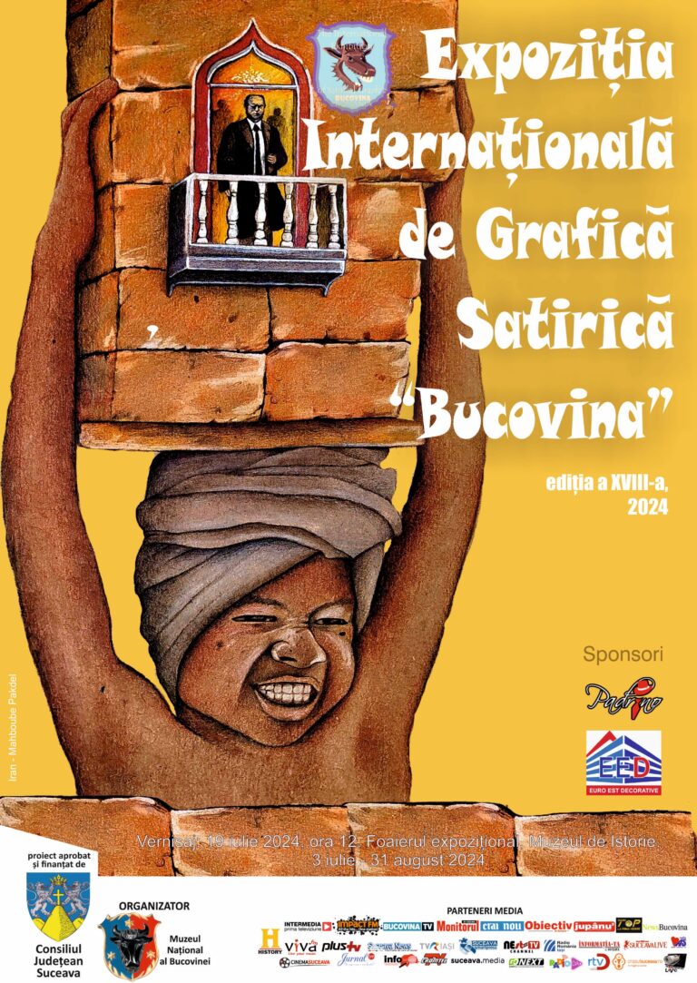 Expoziția Internațională de Grafică Satirică „Bucovina” a ajuns în acest an la ediția a XVIII – a
