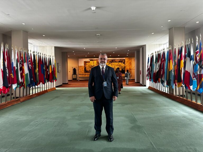FOTO Senatorul George Mîndruță a fost prezent la cea de-a 12-a reuniune a Forumului Politic la Nivel Înalt privind Dezvoltarea Durabilă (HLPF2024), organizată sub auspiciile Consiliului Economic și Social (ECOSOC) al ONU și reuniunea Segmentului la Nivel Înalt al ECOSOC