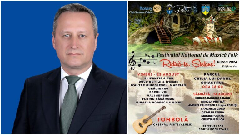 Festivalul Național de Muzică Folk „Ridică-te Ștefane” de la Putna va aduna în Parcul de la Chilia lui Daniil Sihastru cele mai bune voci din muzica folk din țară