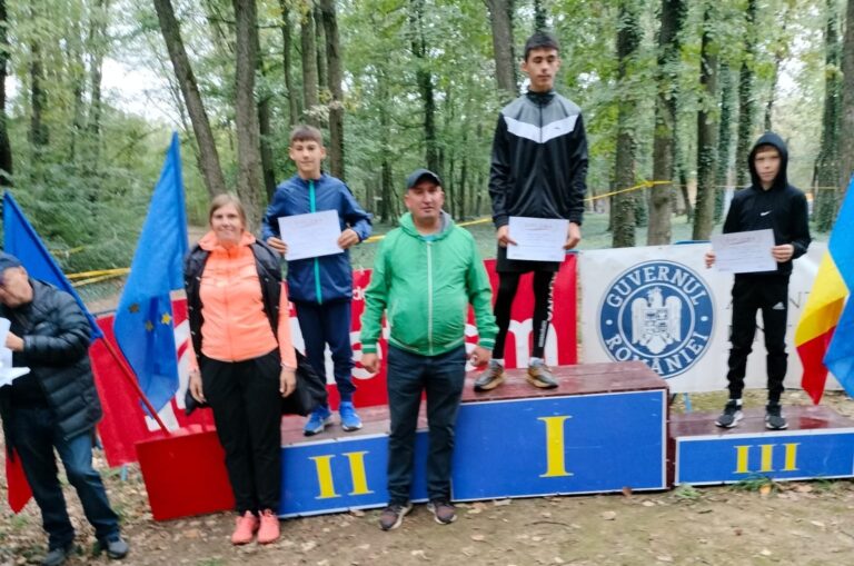 FOTO Sportivul dornean Marius Casian Zara a câștigat medalia de aur la Cupa României de Cros