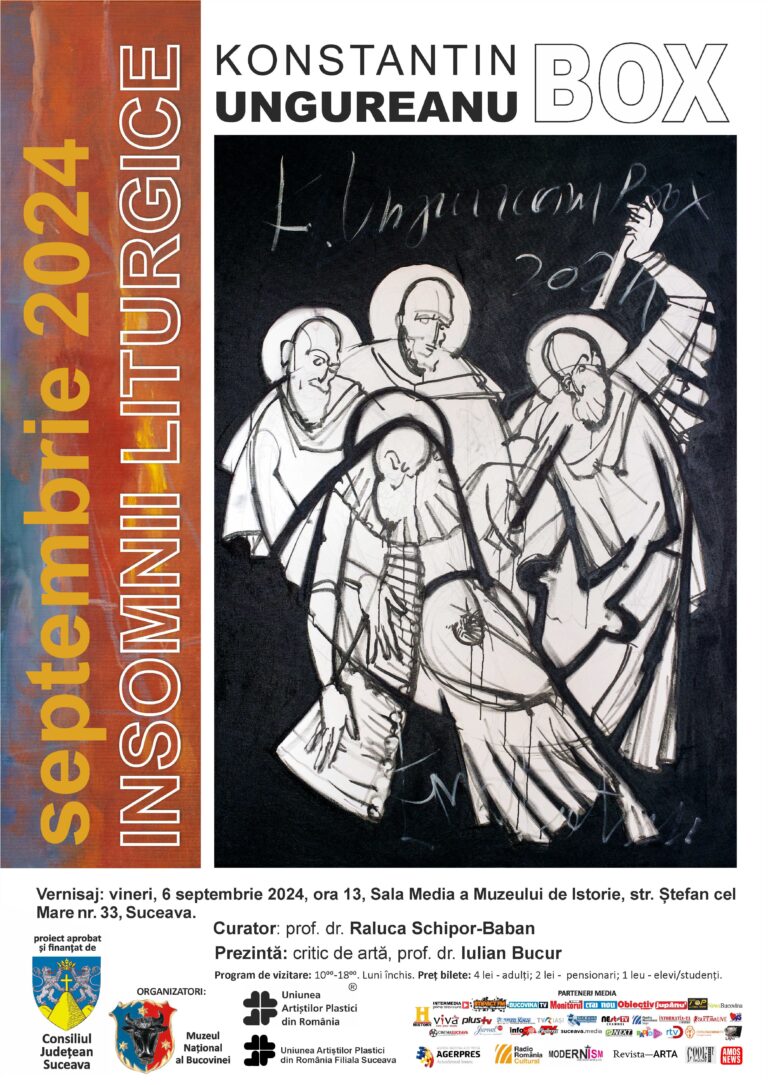 Muzeul Național al Bucovinei găzduiește expoziția „Insomnii Liturgice” a pictorului sucevean Konstantyn Ungureanu Box