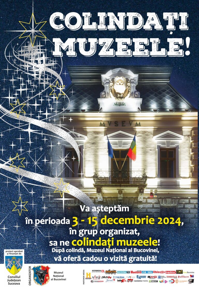 Muzeul Național al Bucovinei vă invită să colindați muzeele cu ocazia Sărbătorilor de Iarnă