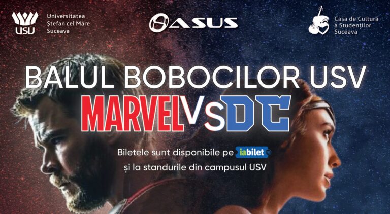 Eroii universului Marvel și DC se reunesc la Balul Bobocilor USV 2024